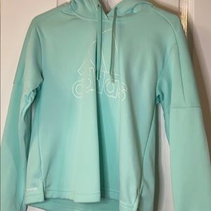 Turquoise Adidas hoodie